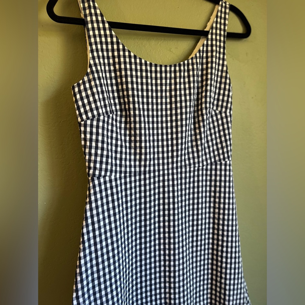 J crew Gingham Ruffled Dress - Picture 3 of 3